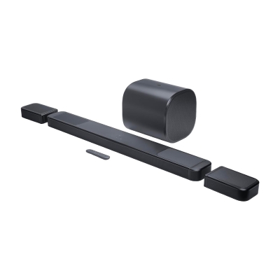 JBL Bar 1300 MK2, 11.1.4-Channel Bluetooth Soundbar for TV with Detachable Speakers, 8" Subwoofer, Dolby Atmos Surround Sound & DTS:X, HDMI eARC, Wi-Fi, PureVoice 2.0 and MultiBeam 3.0, Black